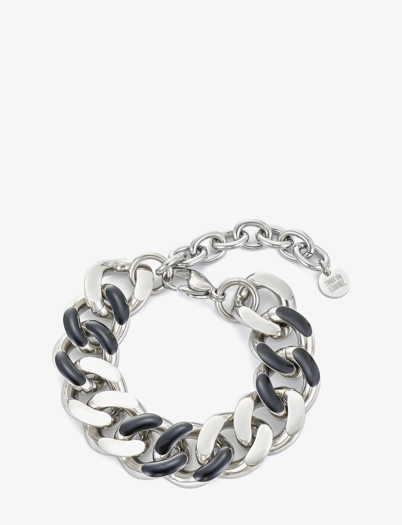 Bud to rose - Riviera Riversible Bracelet Black/Silver - silver - 1
