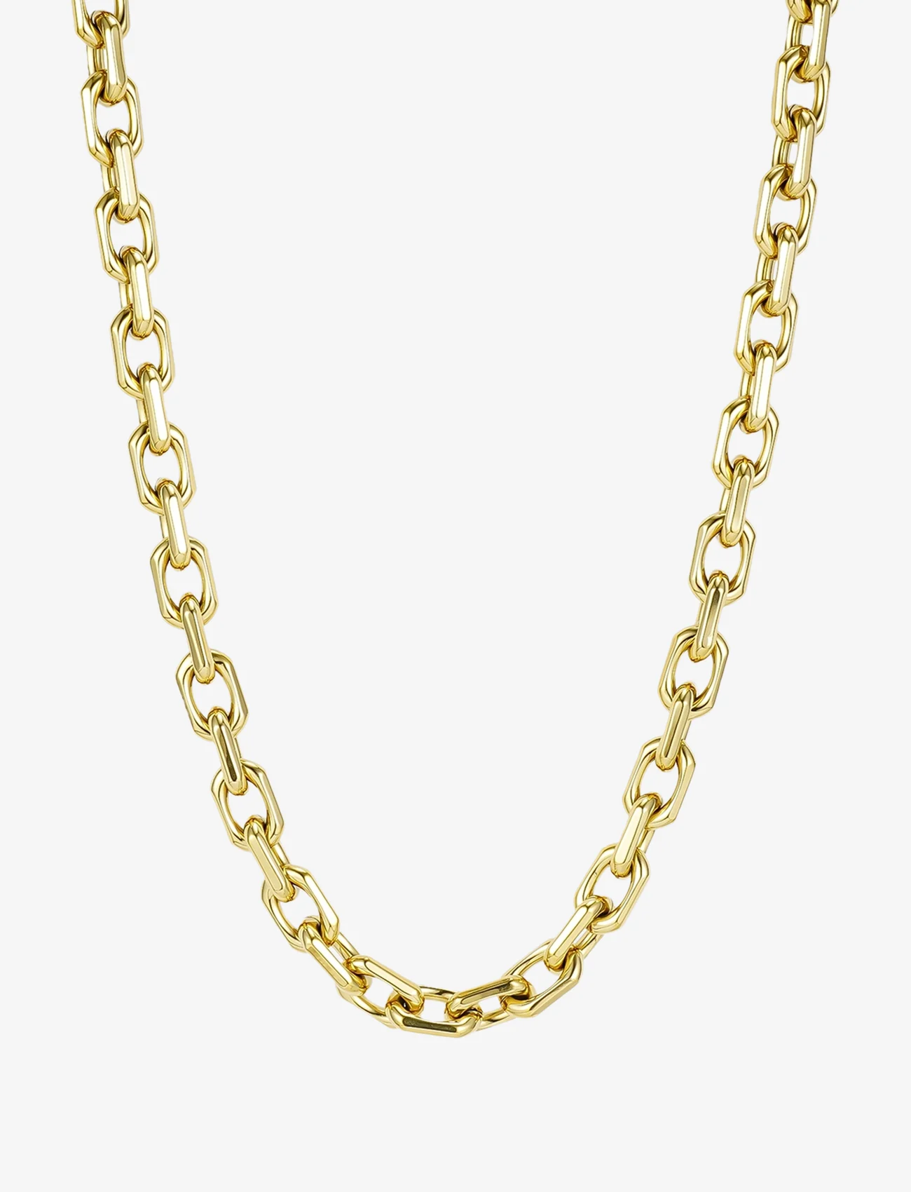 Bud to rose - Edge Necklace - chain necklaces - gold - 0