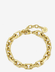 Bud to rose - Edge Bracelet - chain bracelets - gold - 0