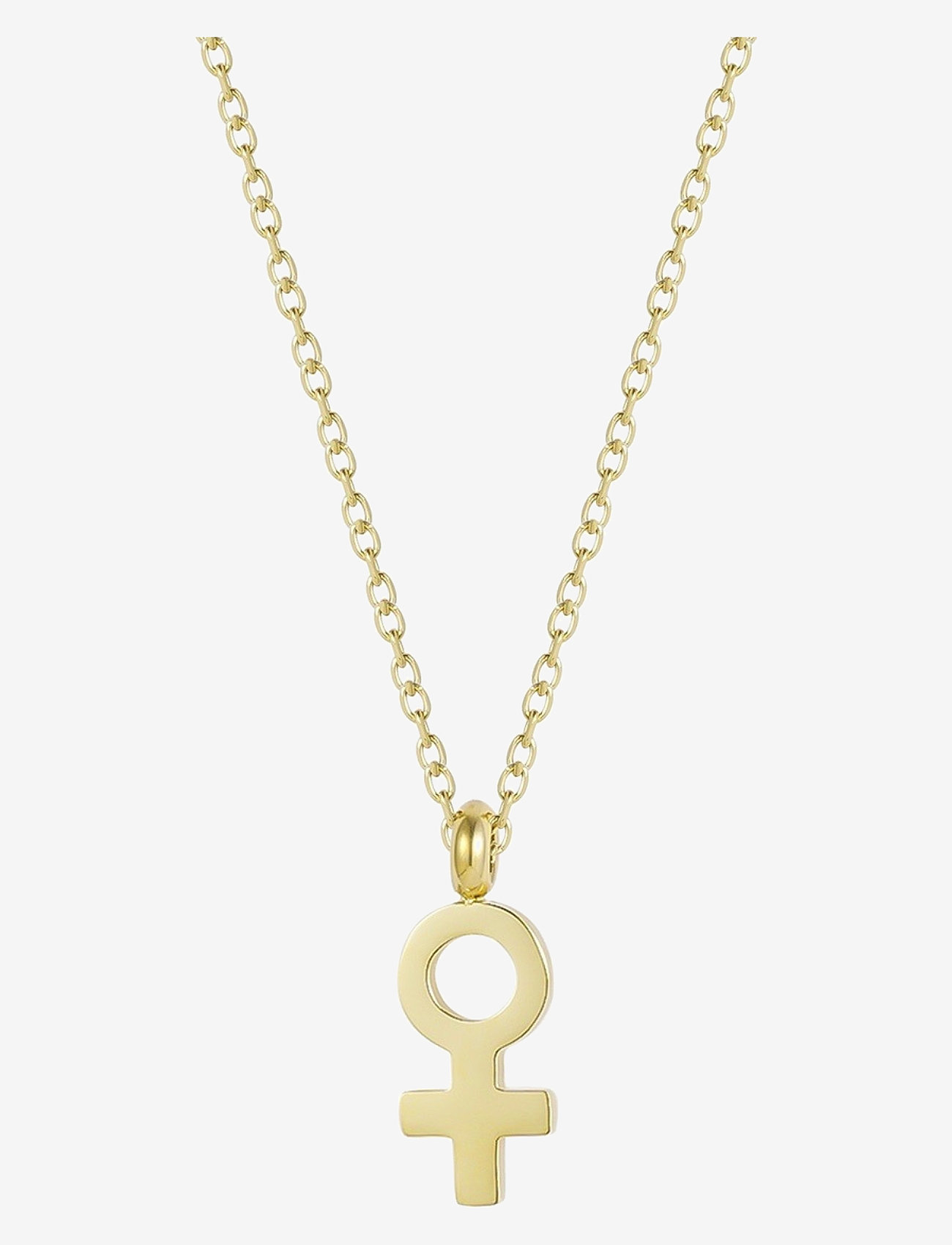 Bud to rose - Woman Necklace - kedjehalsband - gold - 1