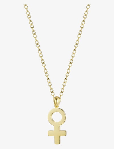 Bud To Rose Woman Necklace - Skartgripir - GOLD / gold