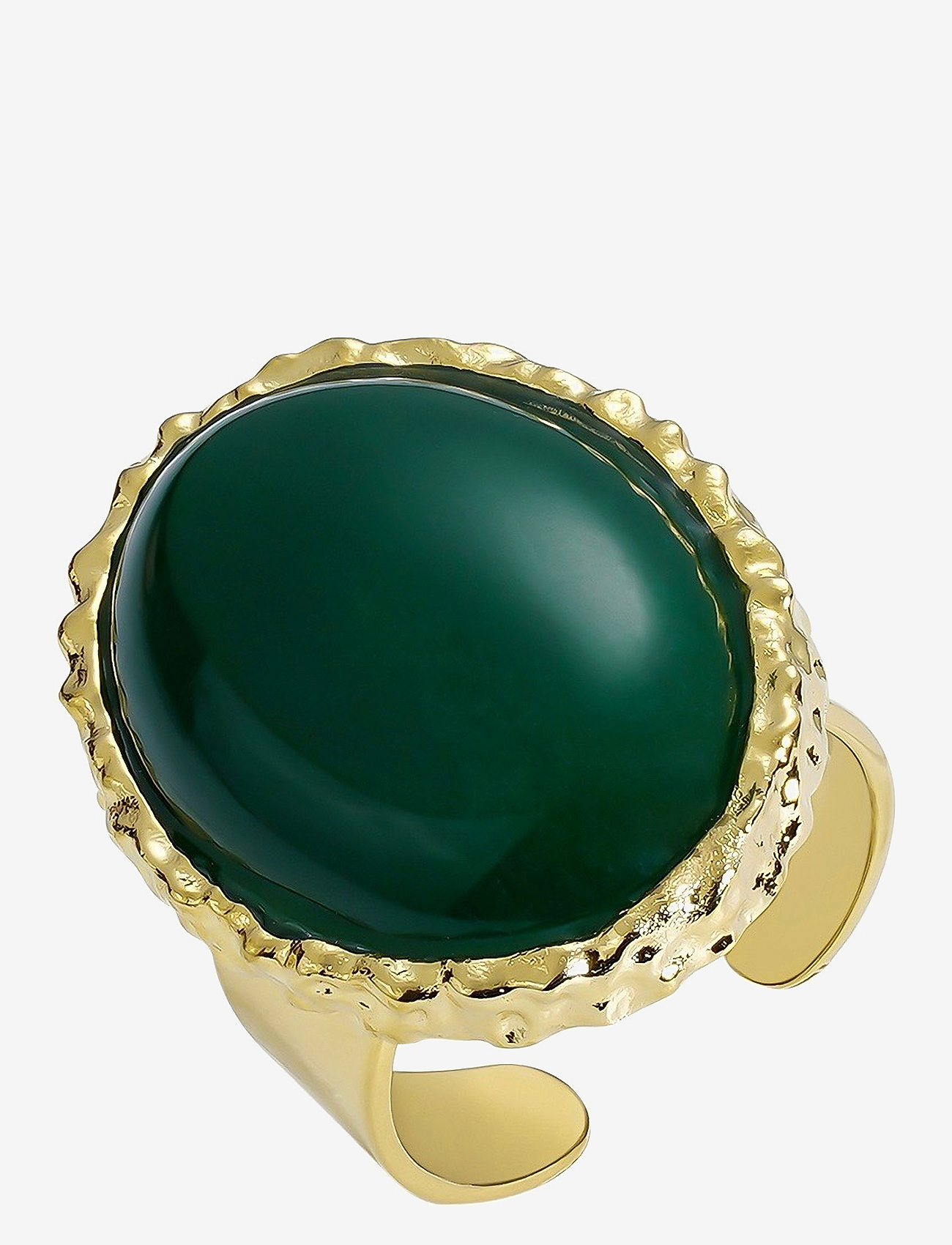 Bud to rose - Saint Tropez Ring Green/Gold - gold - 0