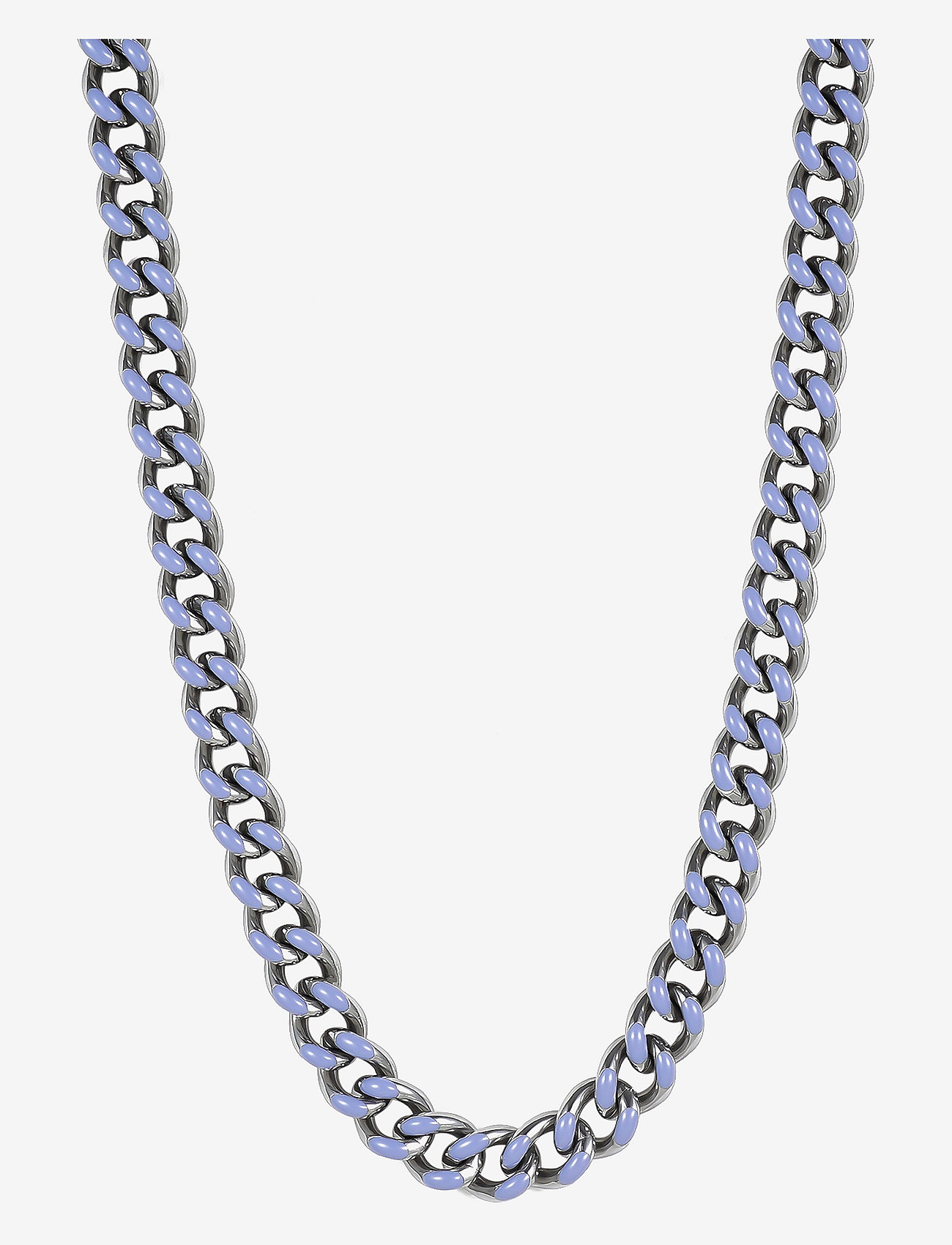 Bud to rose - Riviera Reversible Small Necklace White/gold - kaelaketid - blue - 0