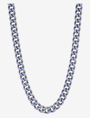 Riviera Reversible Small Necklace White/gold - BLUE
