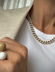 Bud to rose - Riviera Reversible Small Necklace White/gold - feestelijke kleding voor outlet-prijzen - gold - 2