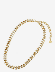 Bud to rose - Riviera Reversible Small Necklace White/gold - festtøj til outletpriser - gold - 1