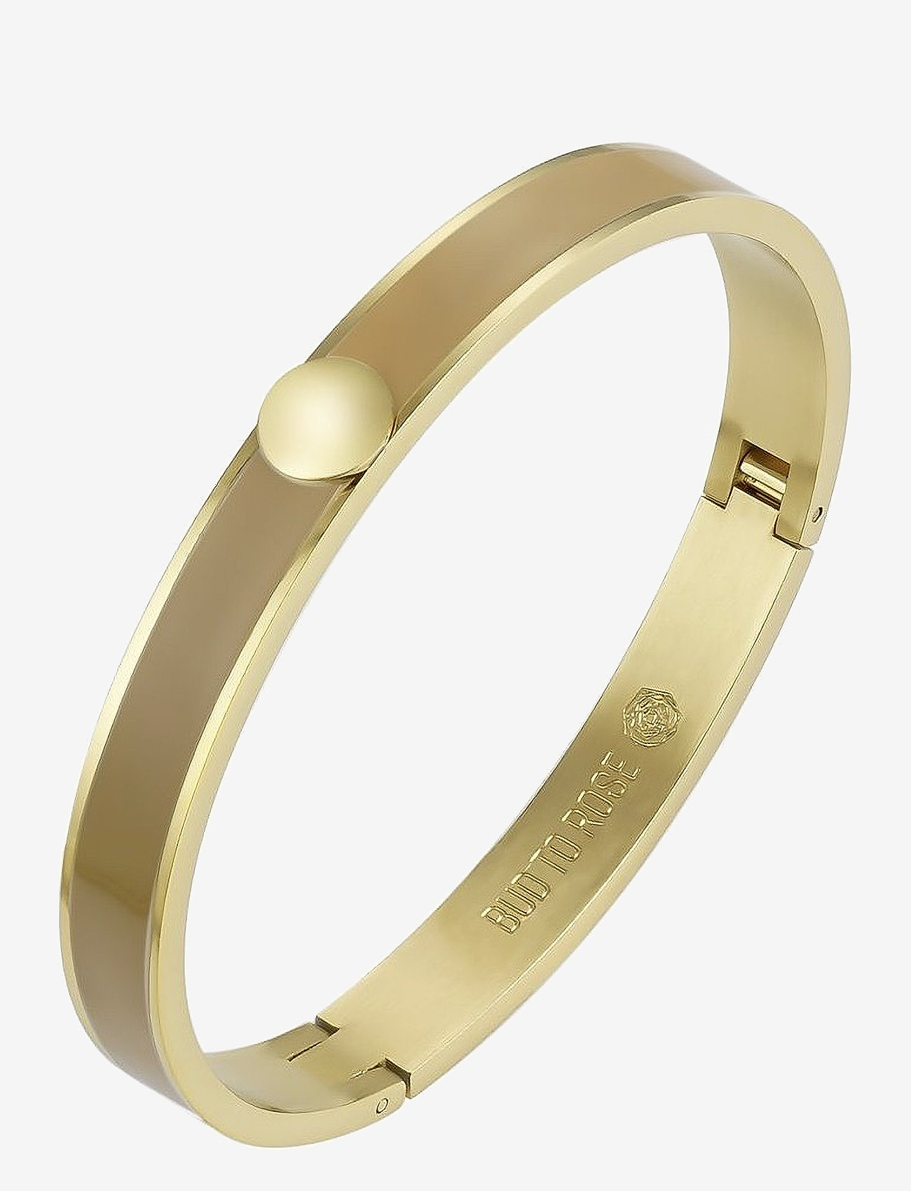 Bud to rose - Capri Enamel Bracelet Sand/Gold - käevõrud - sand/gold - 1