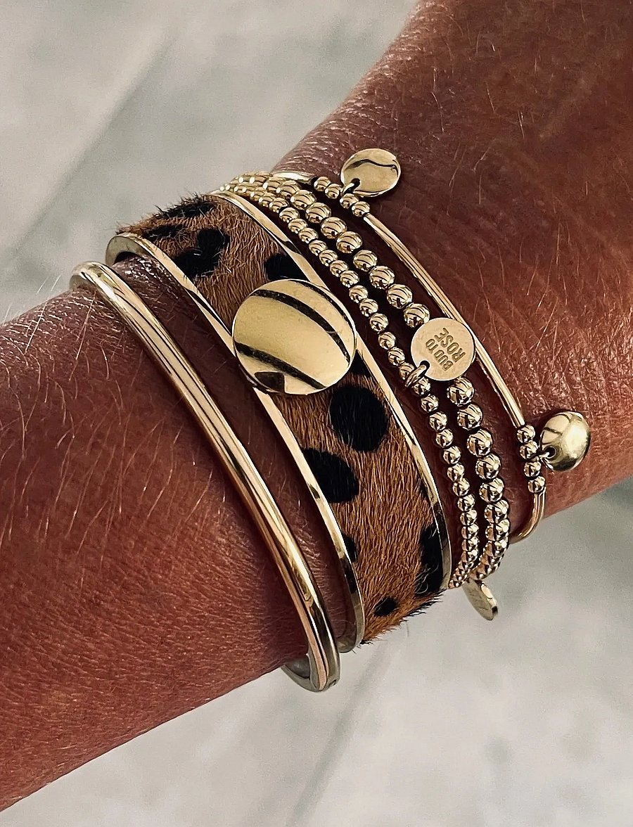 Bud To Rose - Capri 3-pack Bracelet Silver - Ķēžu aproces - gold - 3
