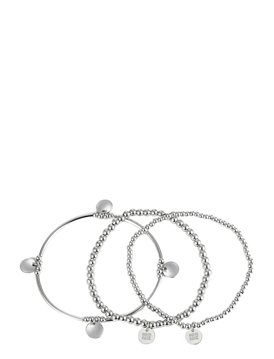Bud To Rose - Capri 3-pack Bracelet Silver - bracelets chaîne - silver - 1