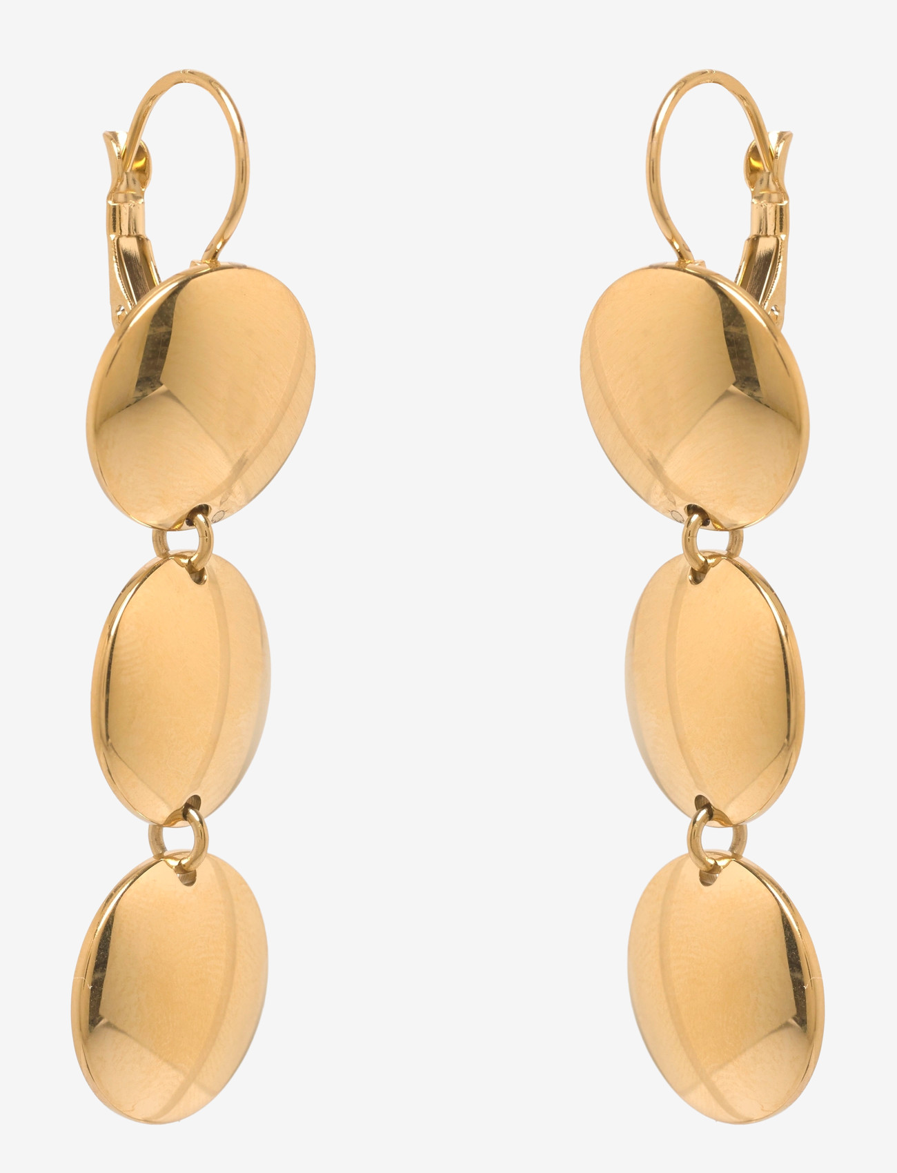 Bud to rose - Capri Hook Earring Silver - statement-ohrringe - gold - 1