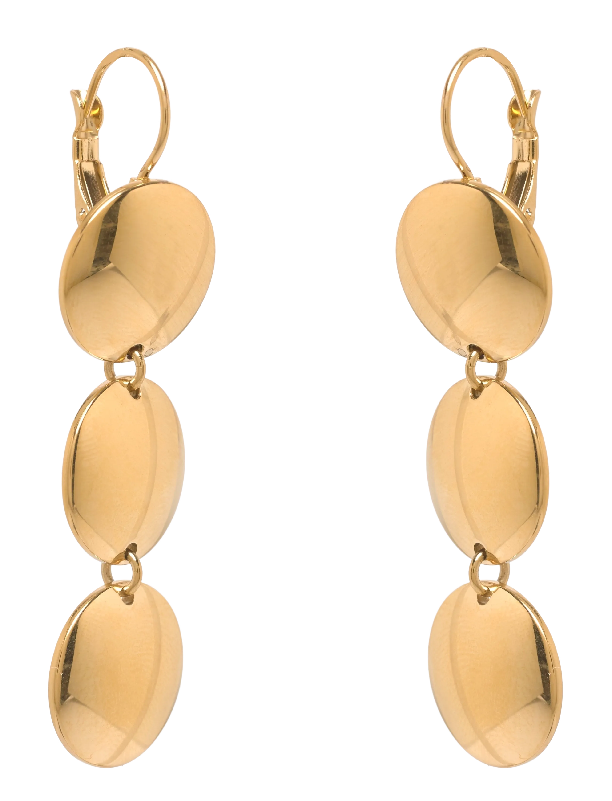 Bud to rose Capri Hook Earring Silver - Bud to Rose - GOLD / gold