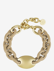 Bud to rose - Alex Enamel Bracelet - chain bracelets - gold - 0