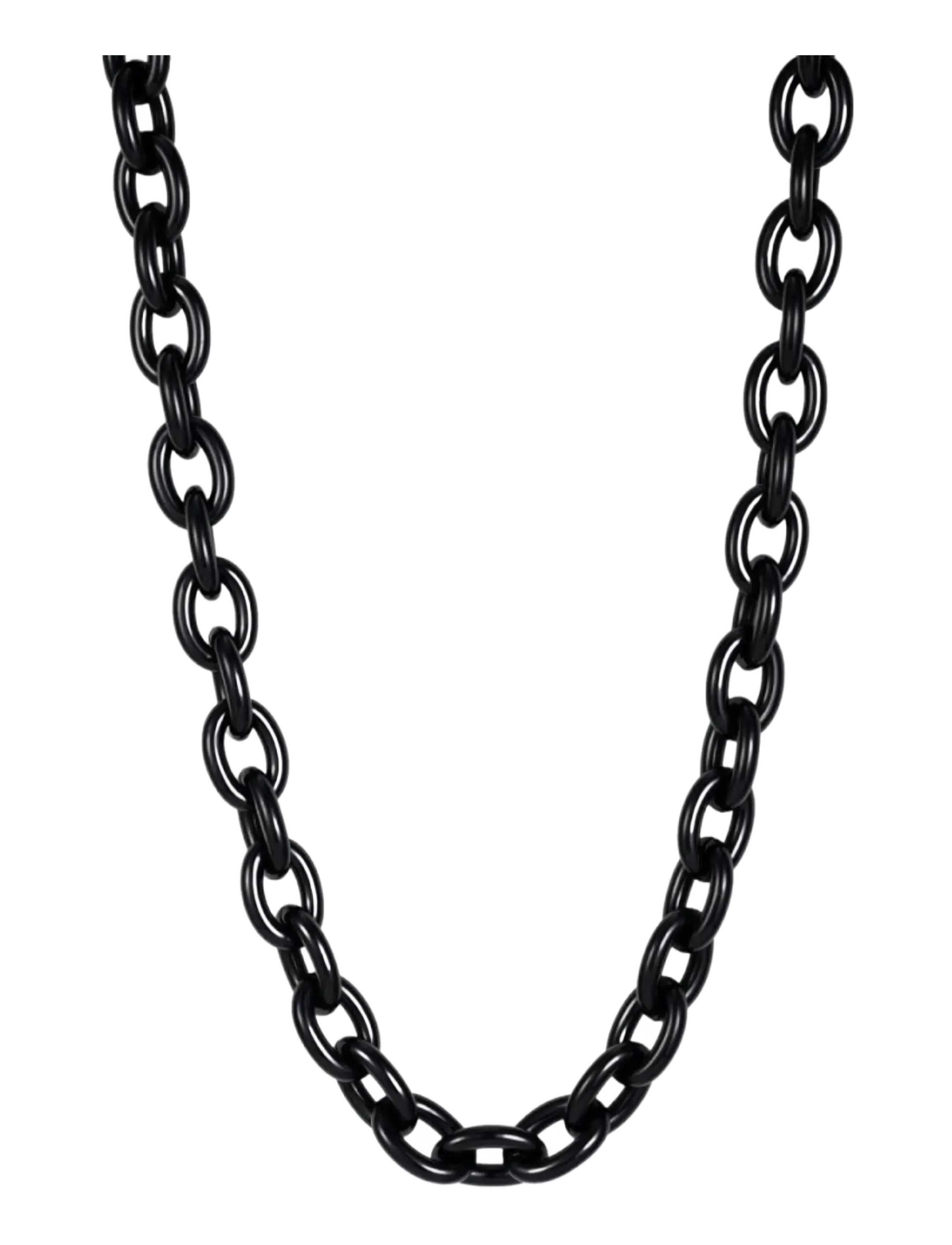 Bud to rose Soho Chain Necklace Black - Flash Days - BLACK / black