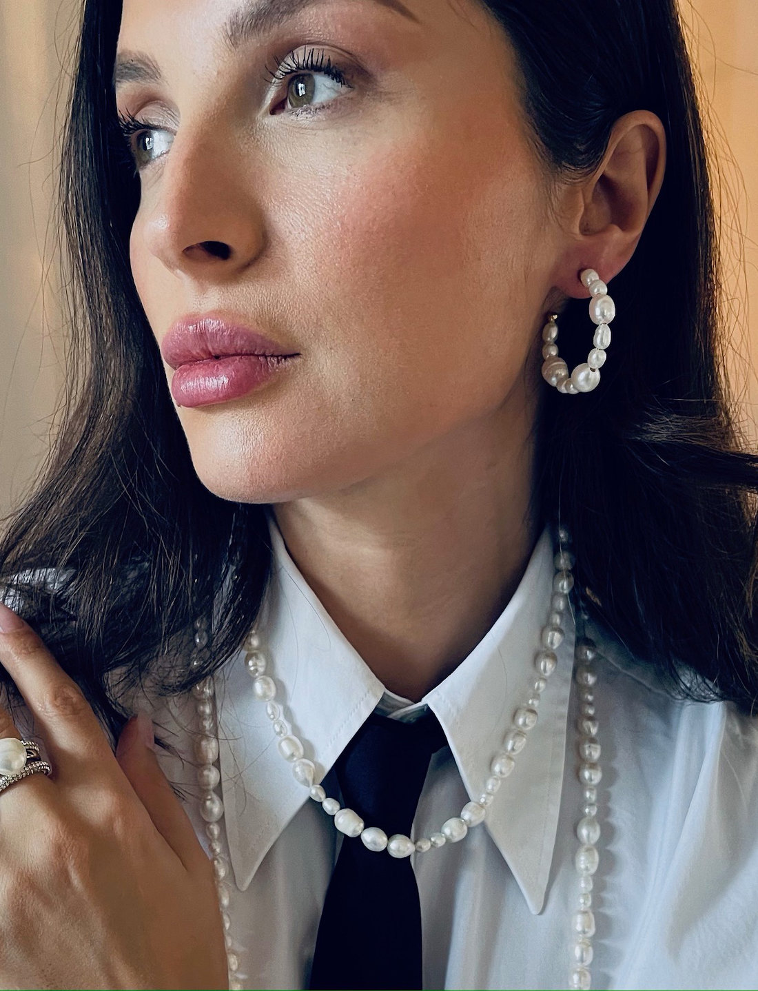 Posh online pearl studs