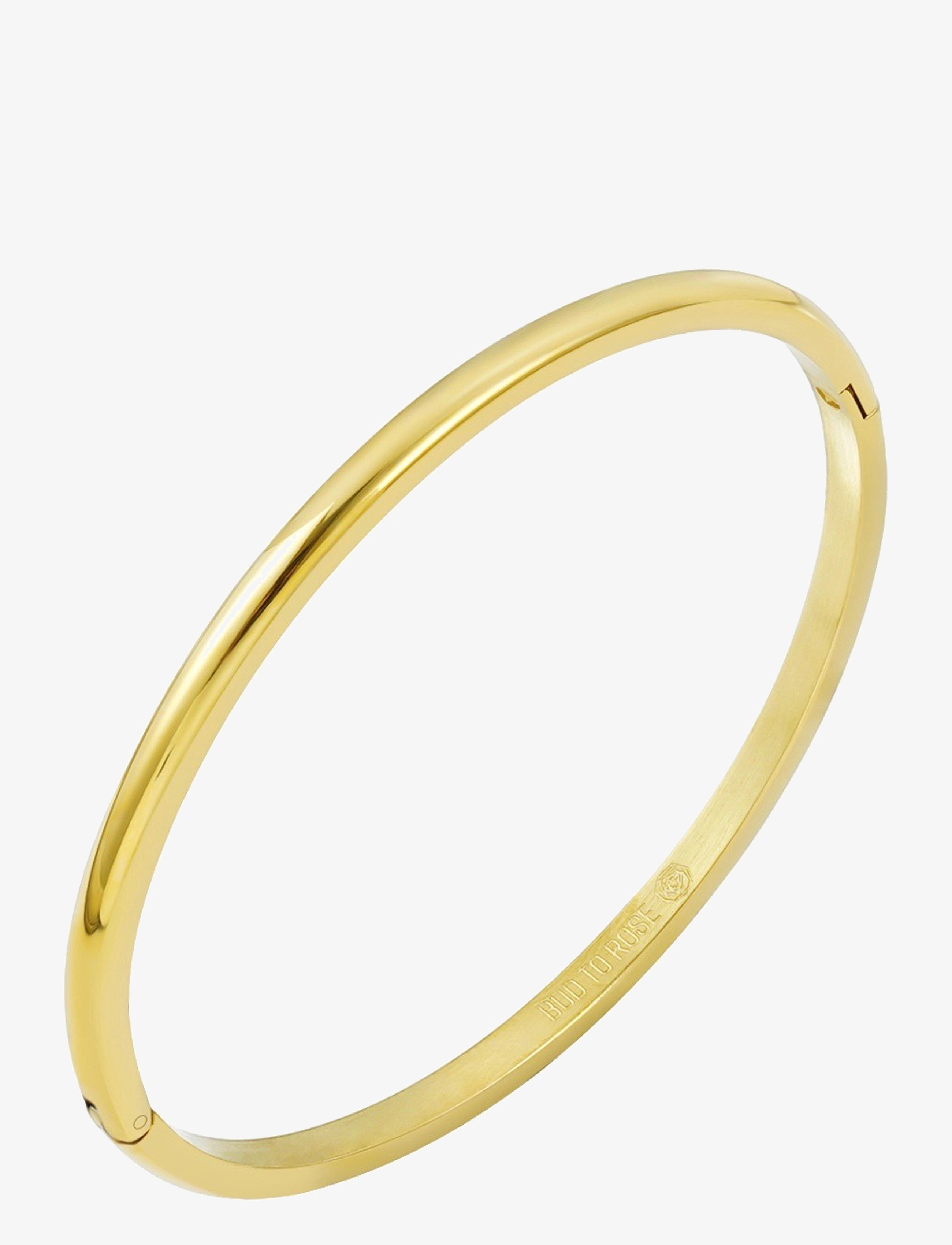 Bud to rose Annie 3mm Bracelet Silver - Festtøj - GOLD / gold