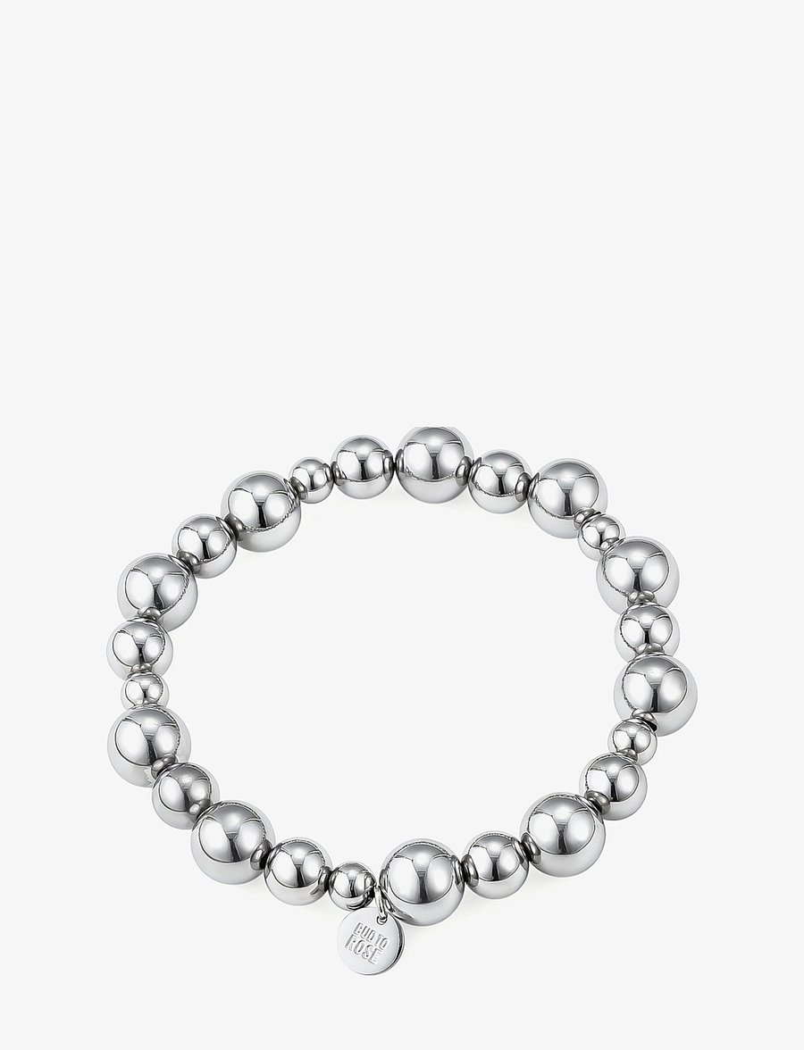 Bud to rose - Brea Elastic Bracelet - kettenarmbänder - silver - 1