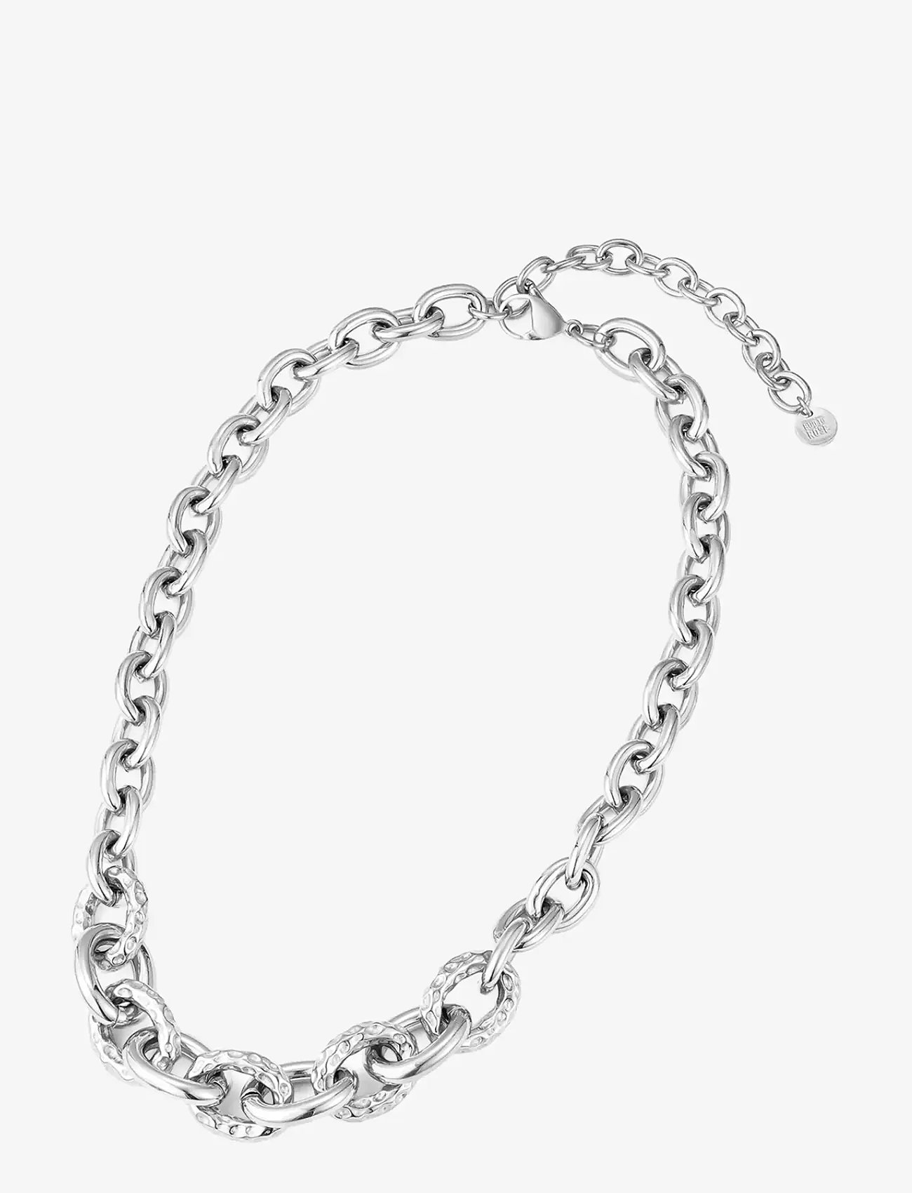 Bud to rose - Ridge Mix Chunky Necklace Silver - halsketten - silver - 2