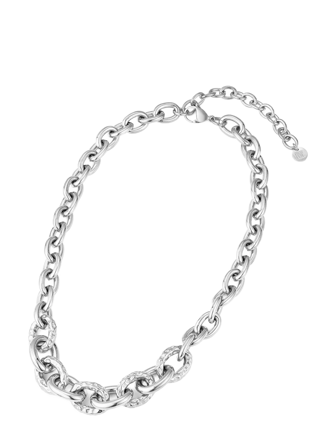 Bud to rose - Ridge Mix Chunky Necklace Silver - chain necklaces - silver - 2