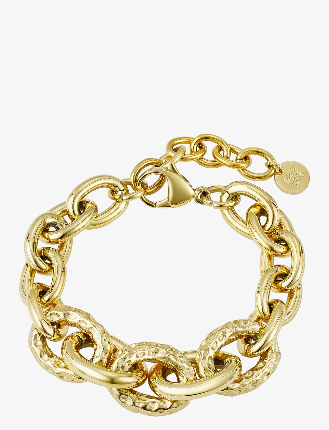 Bud to rose - Ridge Mix Chunky Bracelet - chain bracelets - gold - 0