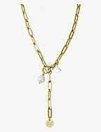 Carrie Pearl 60 Necklace - GOLD