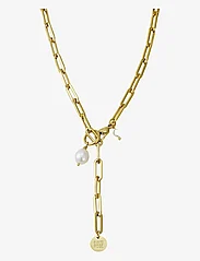 Bud to rose - Carrie Pearl 60 Necklace - perlų vėriniai - gold - 0