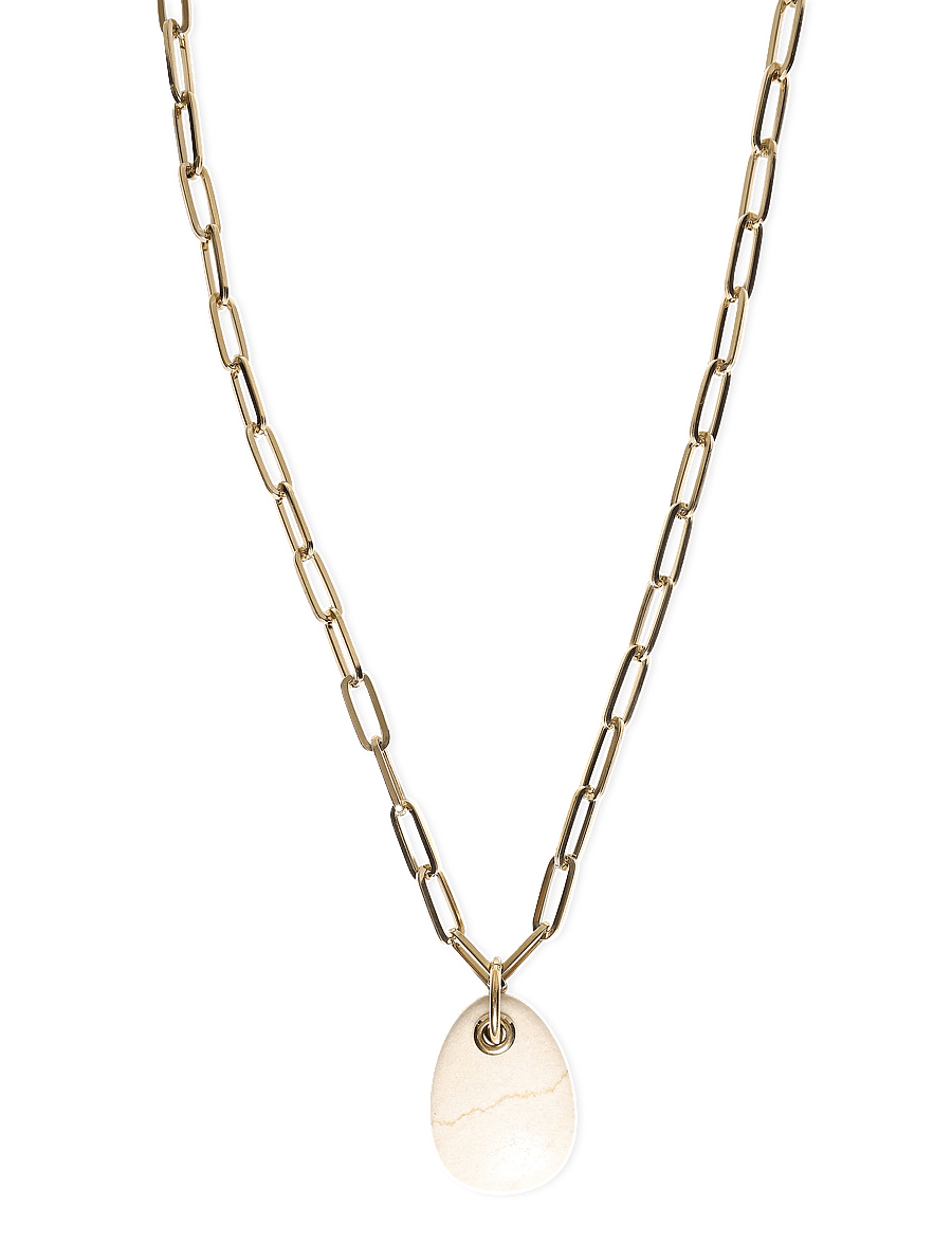Bud To Rose - Harmony Necklace Ivory/Gold - ivory/gold - 1