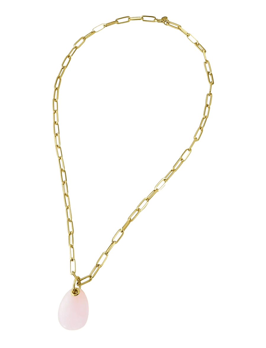 Bud To Rose - Harmony Necklace Lt.Pink/Gold - halskæder - pink/gold - 2