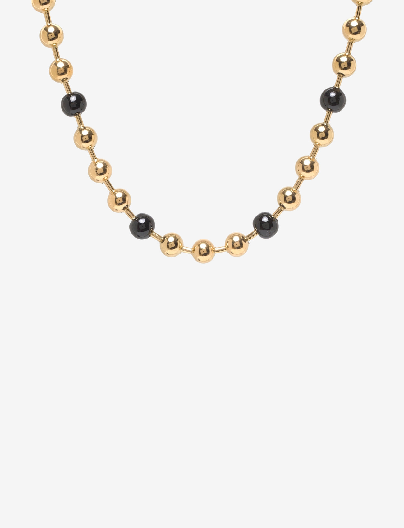 Bud to rose - Eclipse Short Necklace Black/Gold - statement-ketten - black/gold - 1