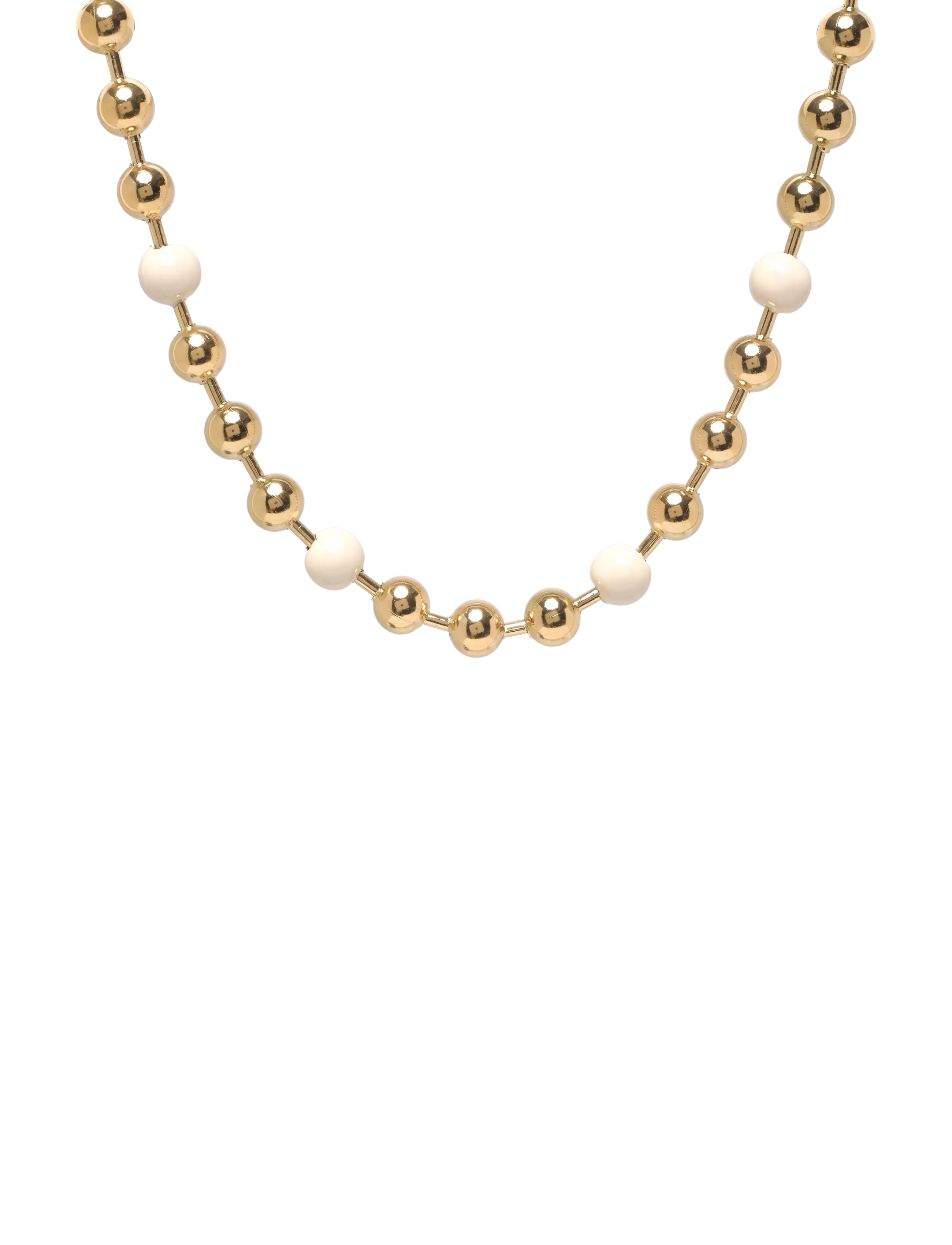 Bud to rose Eclipse Short Necklace Ivory/Gold - Accessoarer - IVORY/GOLD / gold
