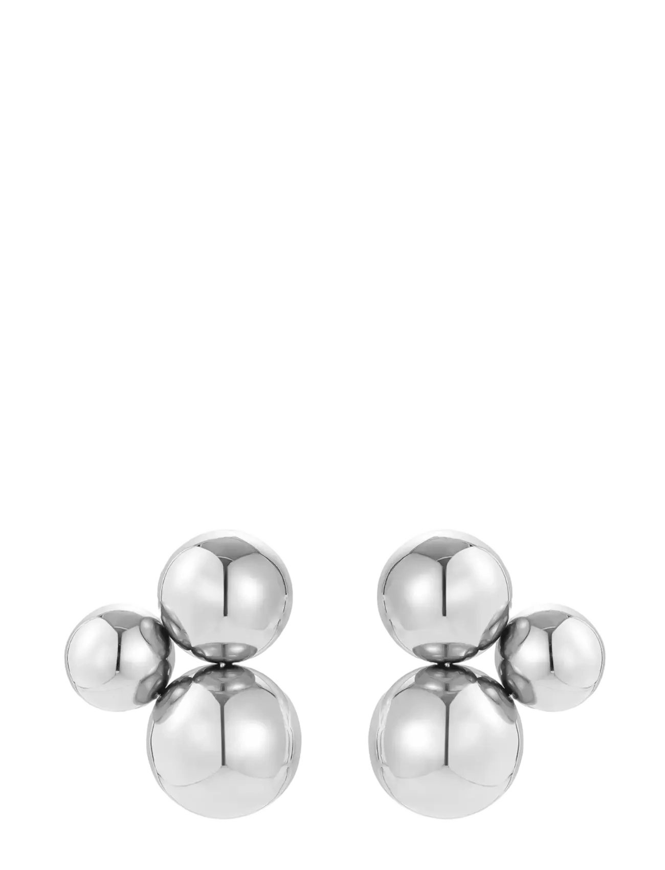 Bud to rose Brea Large Earring Silver - Mother's day - SILVER / silver