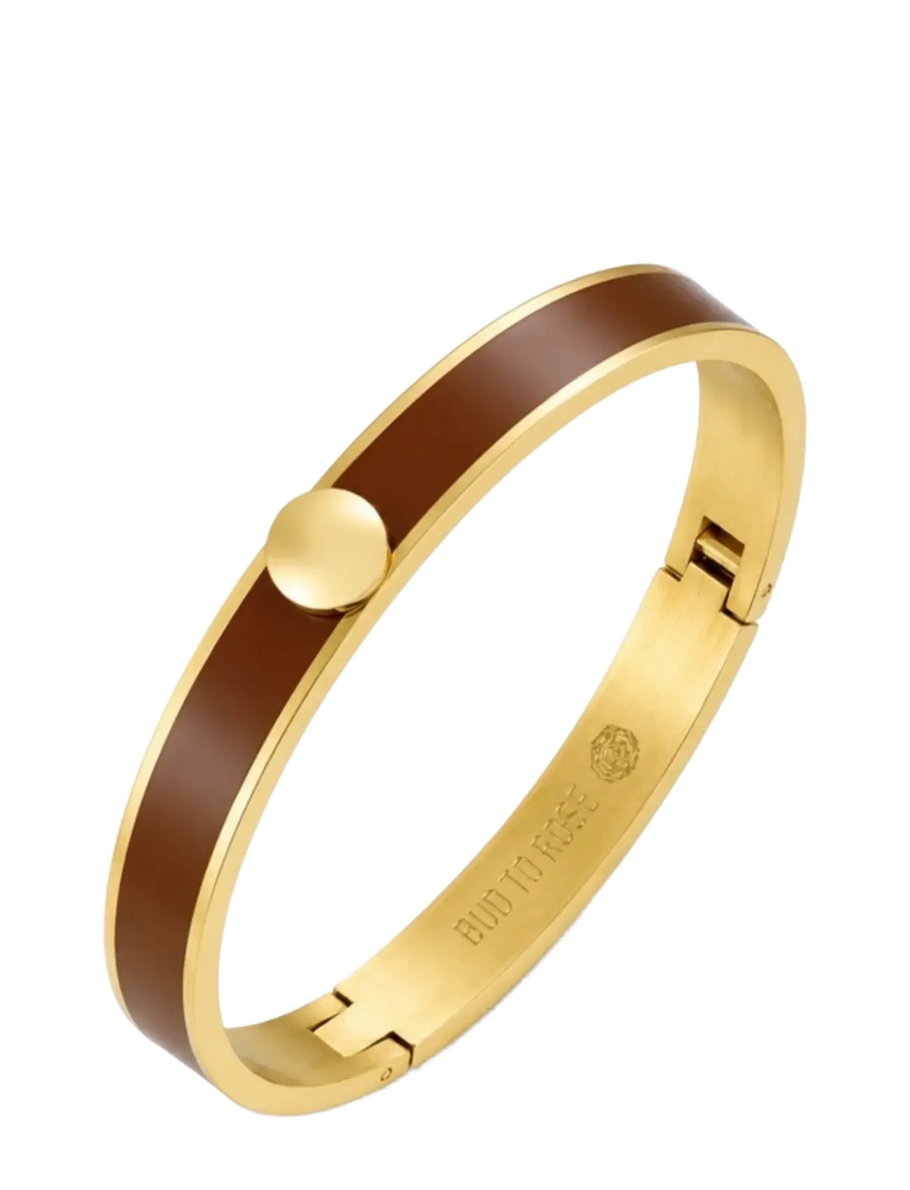 BUD TO ROSE Capri Enamel Armband Braun/Gold Gold - One Size - Damen