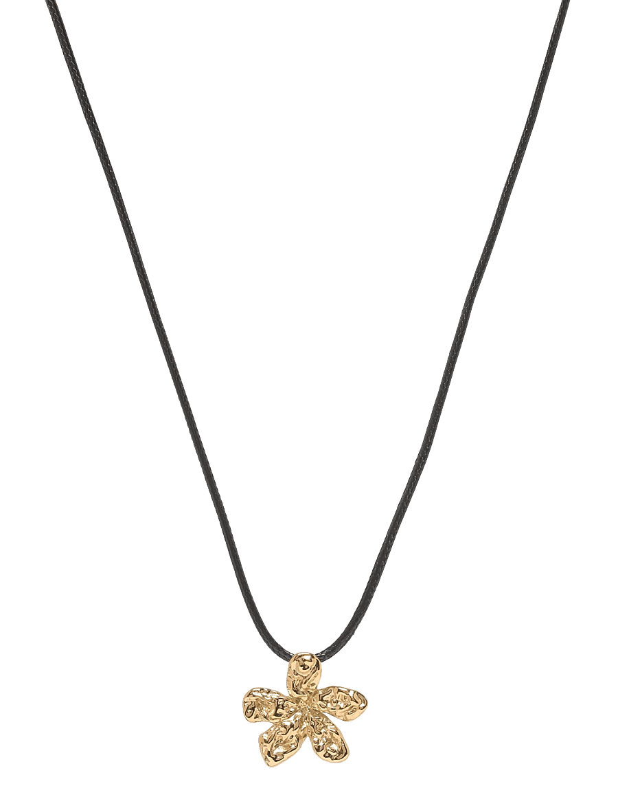 Bud To Rose - Senna Cord Necklace Silver - statement-ketten - gold - 1