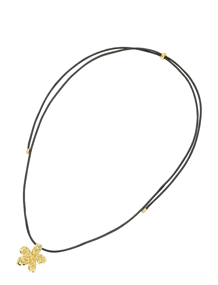 Bud To Rose - Senna Cord Necklace Silver - statement-ketten - gold - 2