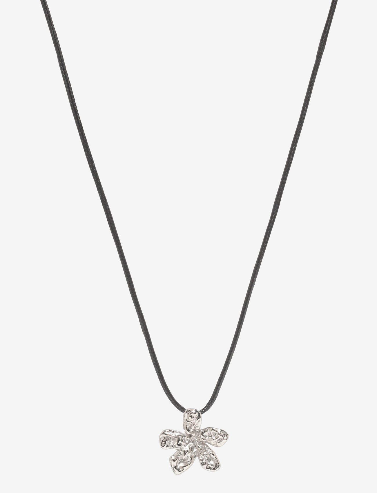 Bud to rose - Senna Cord Necklace Silver - statement-ketten - silver - 1