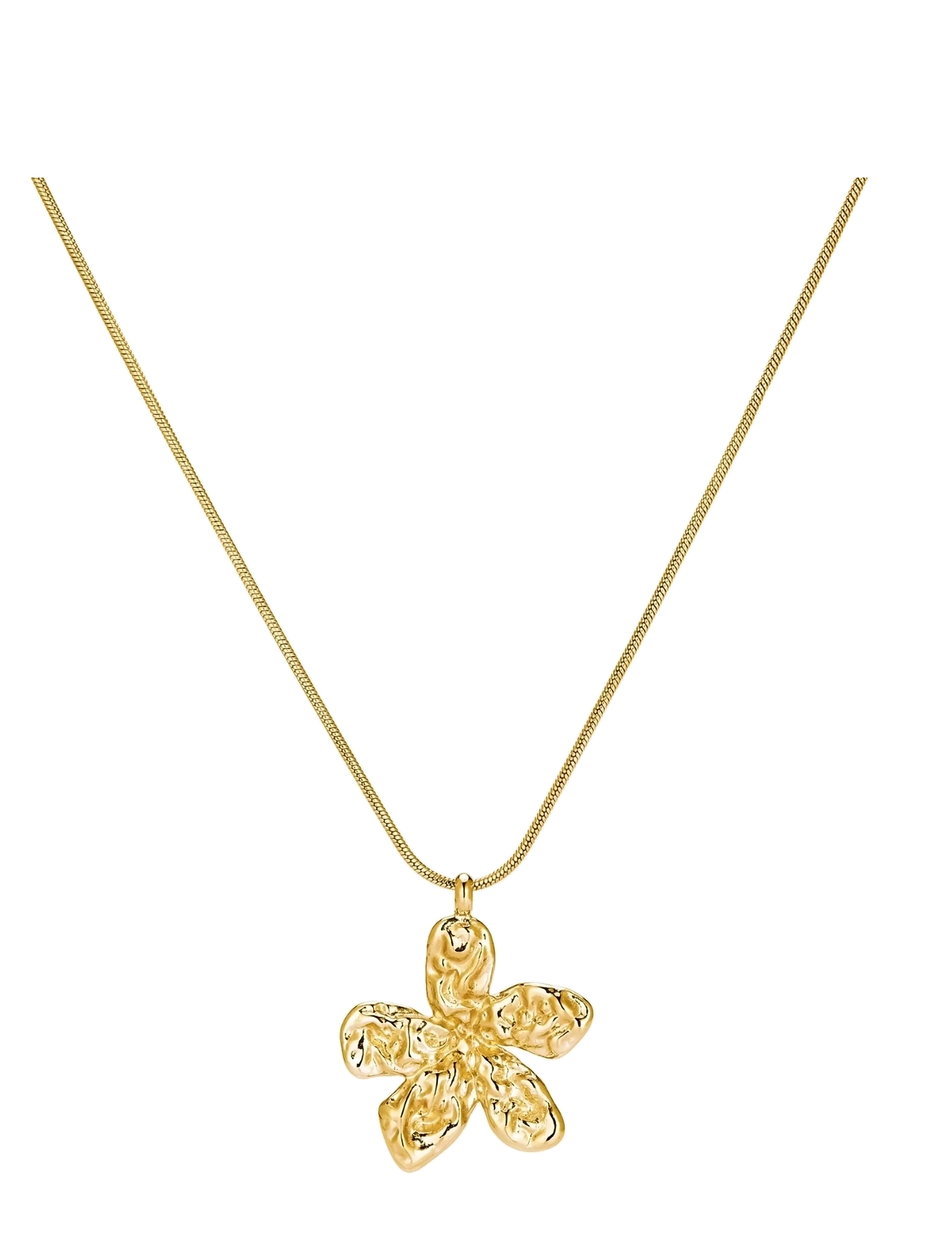 Bud To Rose - Senna Necklace Gold - statement-halskjeder - gold - 2
