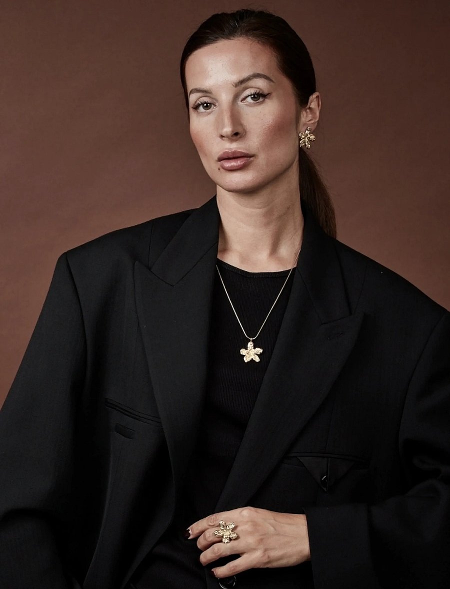 Bud To Rose - Senna Necklace Gold - statement-ketten - gold - 0