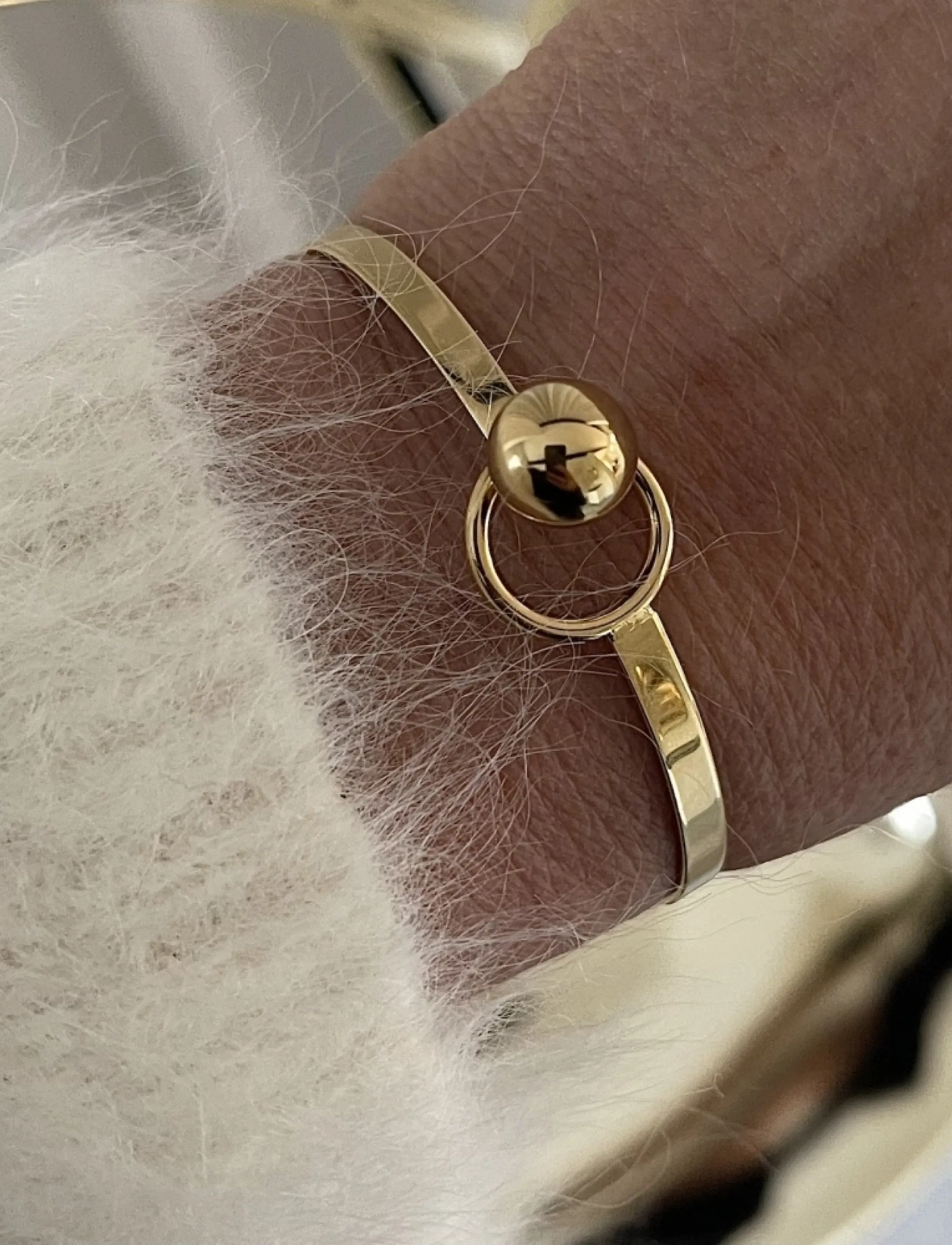 Bud To Rose Boss Bangle Gold, One Size, Bracelets, Gold - Bangles, Frauen