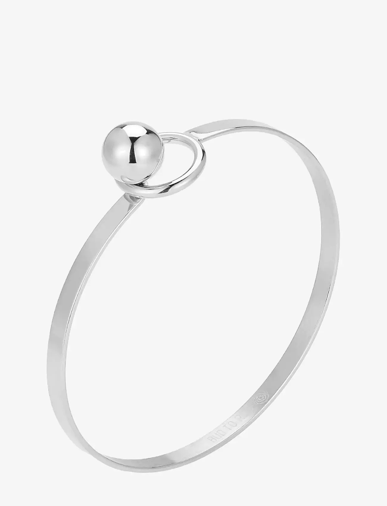 Bud to rose - Boss Bangle Gold - bangles - silver - 1