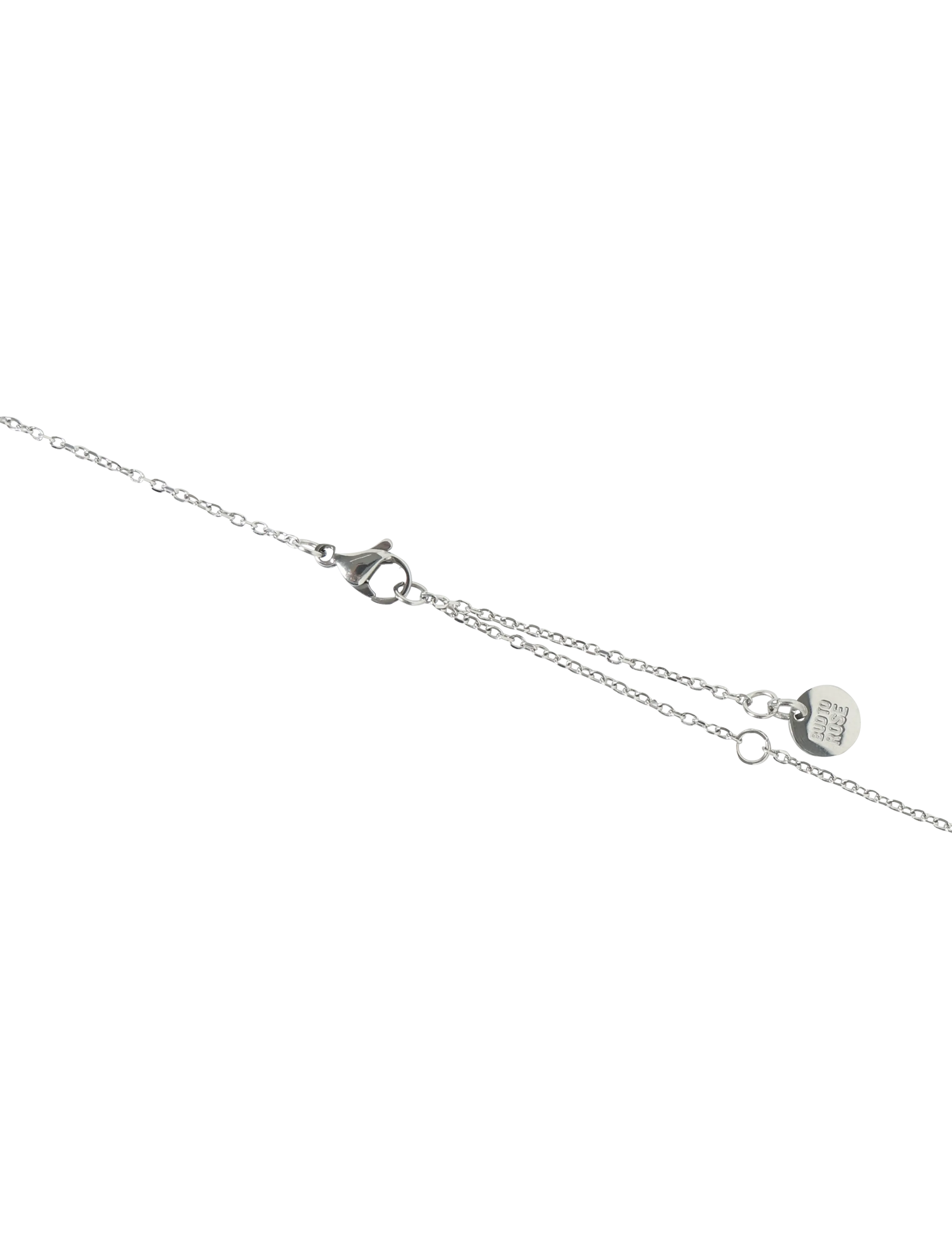 Bud To Rose - Friendship Heart Necklace Silver - halskæder med vedhæng - silver - 2