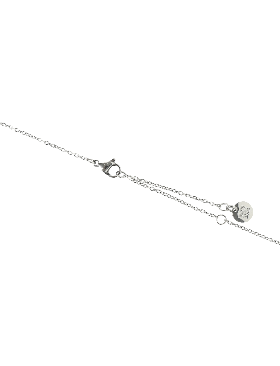 Bud To Rose - Friendship Heart Necklace Silver - halskæder med vedhæng - silver - 2