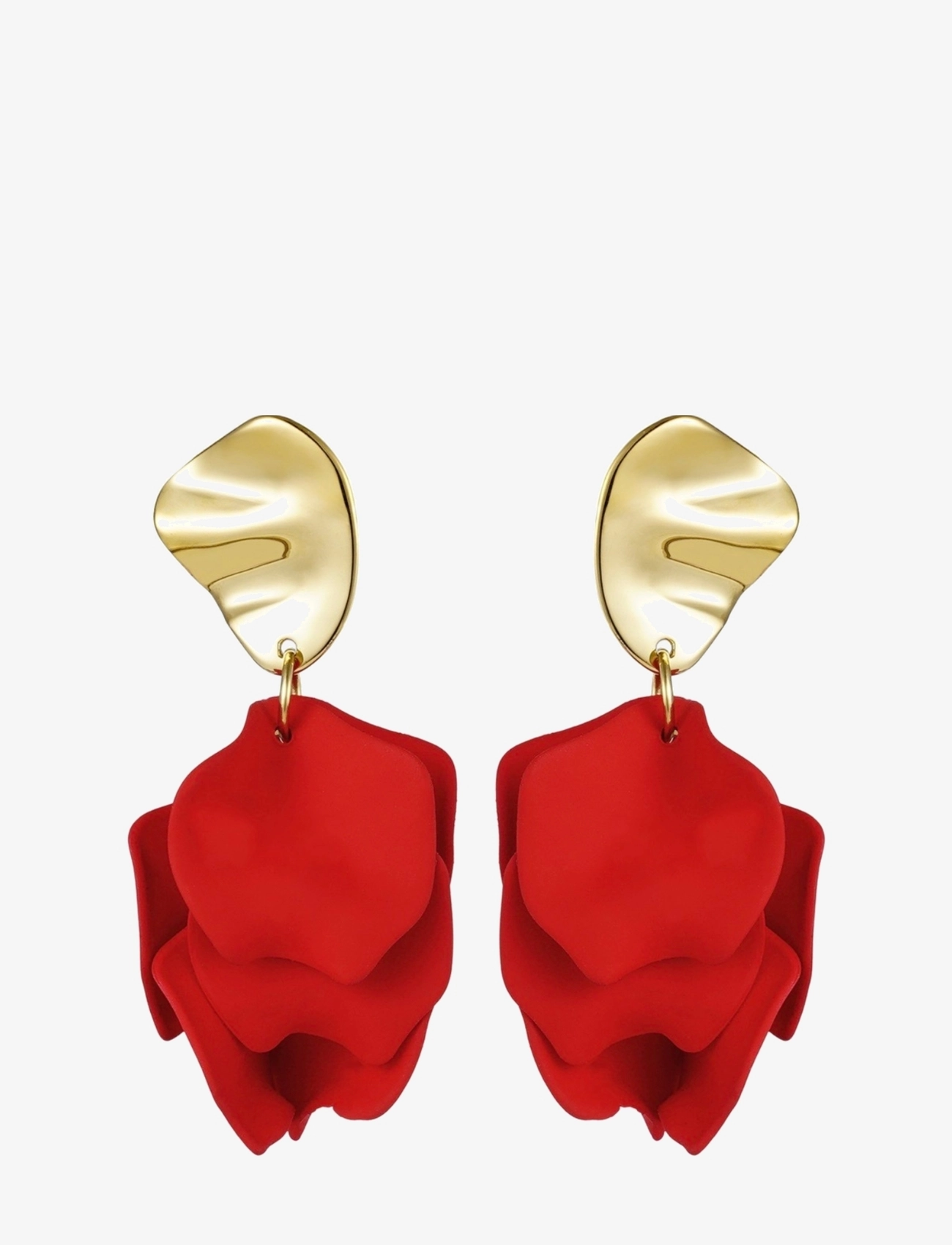 Paloma Earring Red/Gold - RED/GOLD