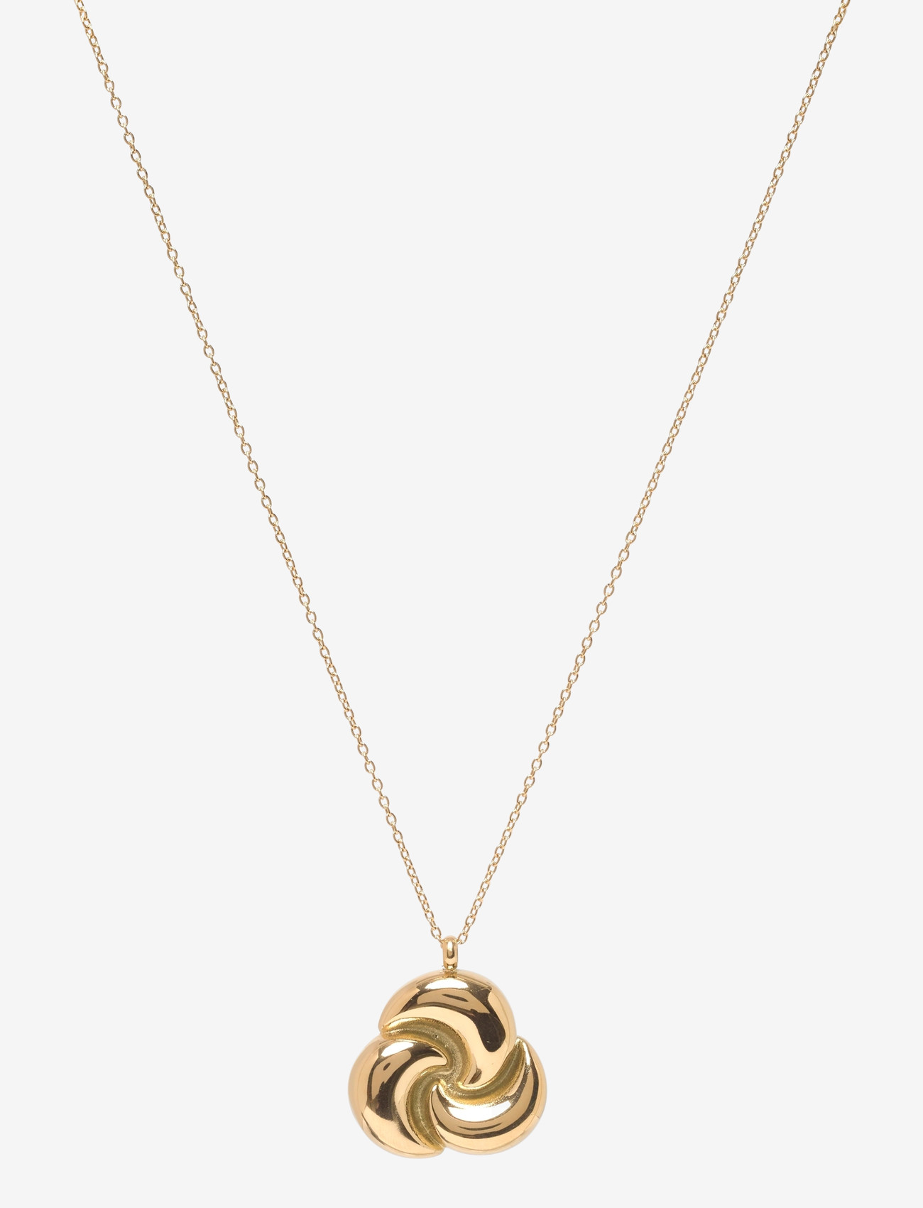 Bud to rose - Luna Necklace Silver - statement necklaces - gold - 0