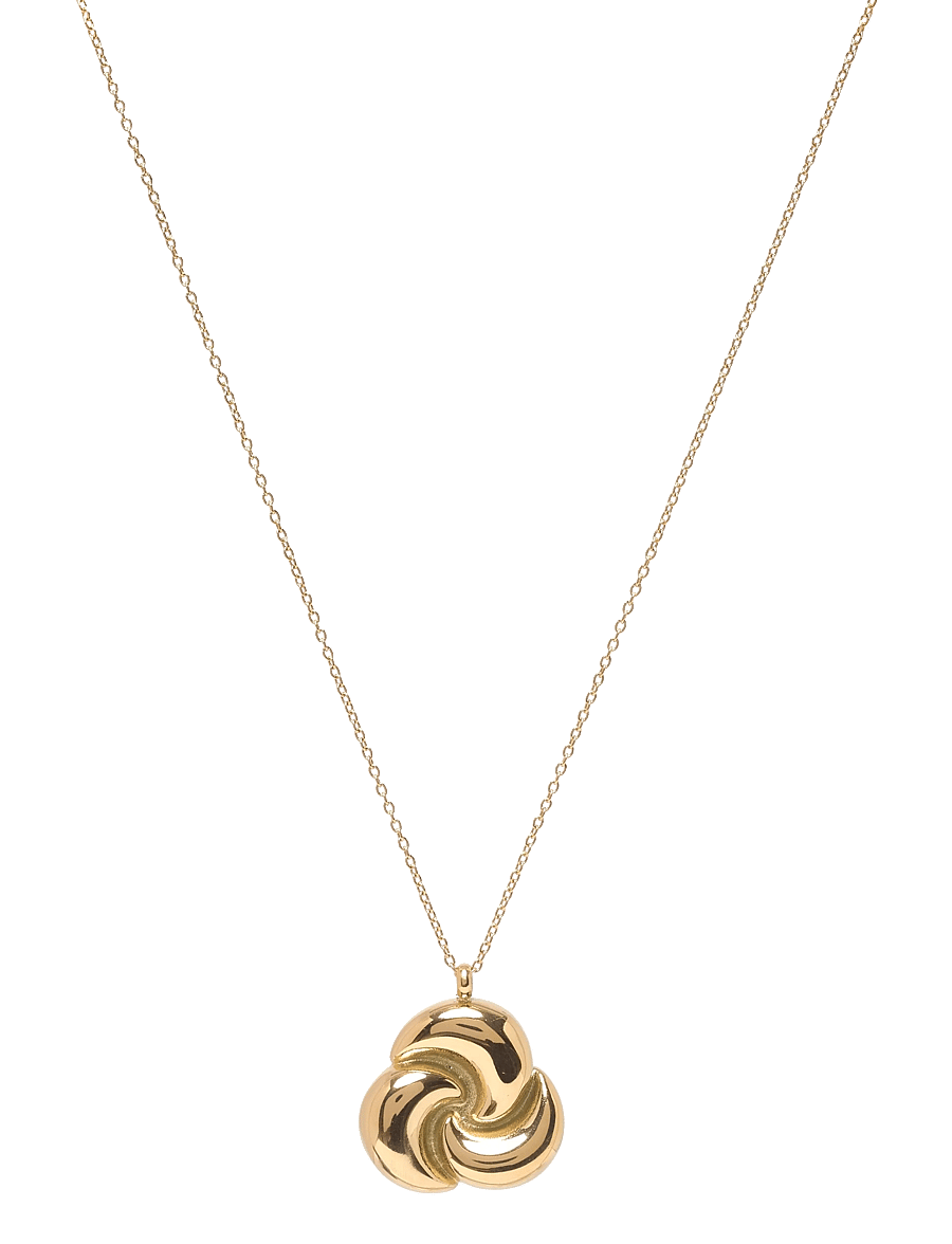 Bud To Rose - Luna Necklace Silver - grote halskettingen - gold - 0