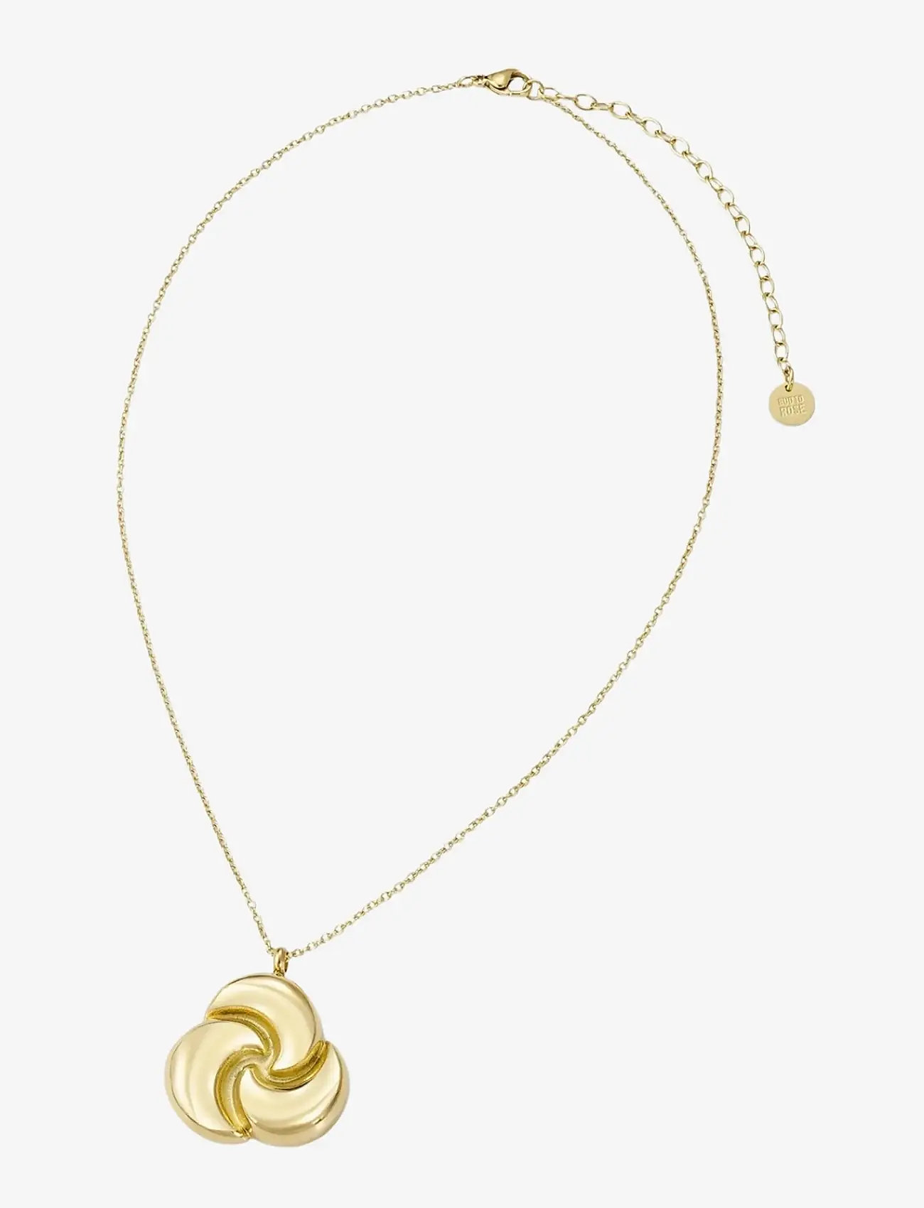 Bud to rose - Luna Necklace Silver - statement necklaces - gold - 1