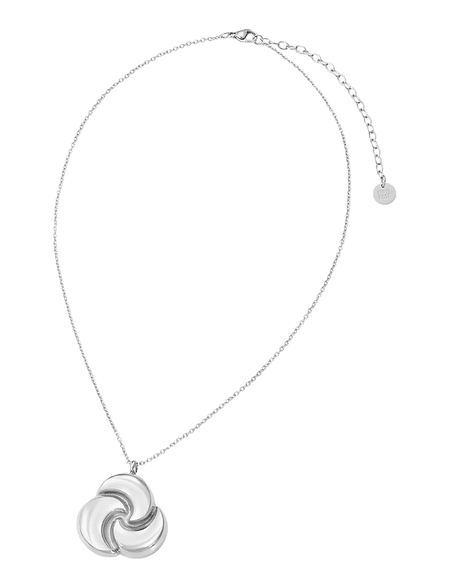 Bud To Rose - Luna Necklace Silver - grote halskettingen - silver - 1