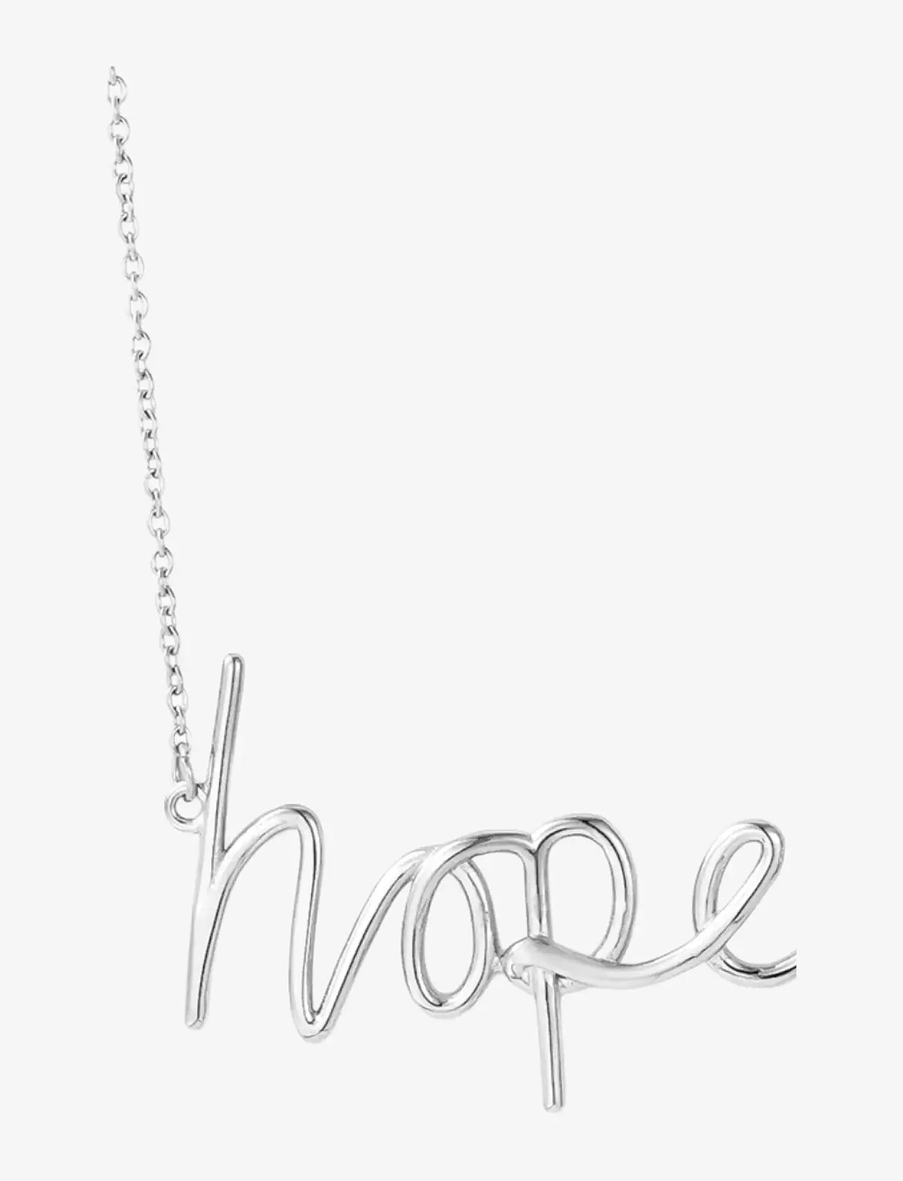 Bud to rose - Hope Large Necklace Silver - statement-ketten - silver - 1