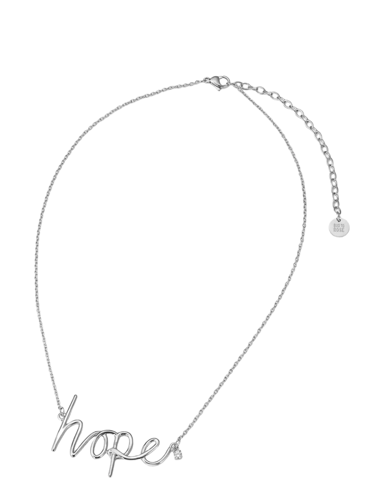 Bud To Rose - Hope Large Necklace Silver - statement-ketten - silver - 1