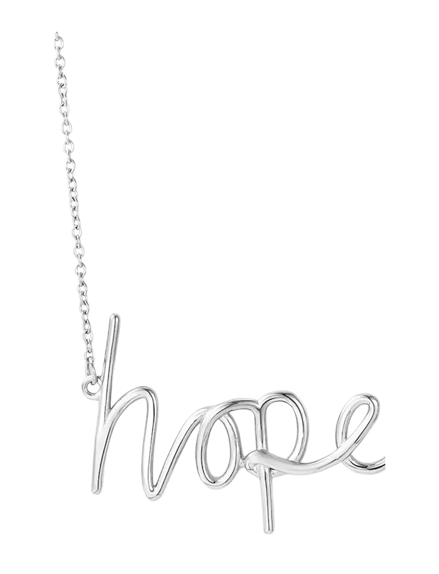Bud To Rose - Hope Large Necklace Silver - statement-kaulakorut - silver - 1