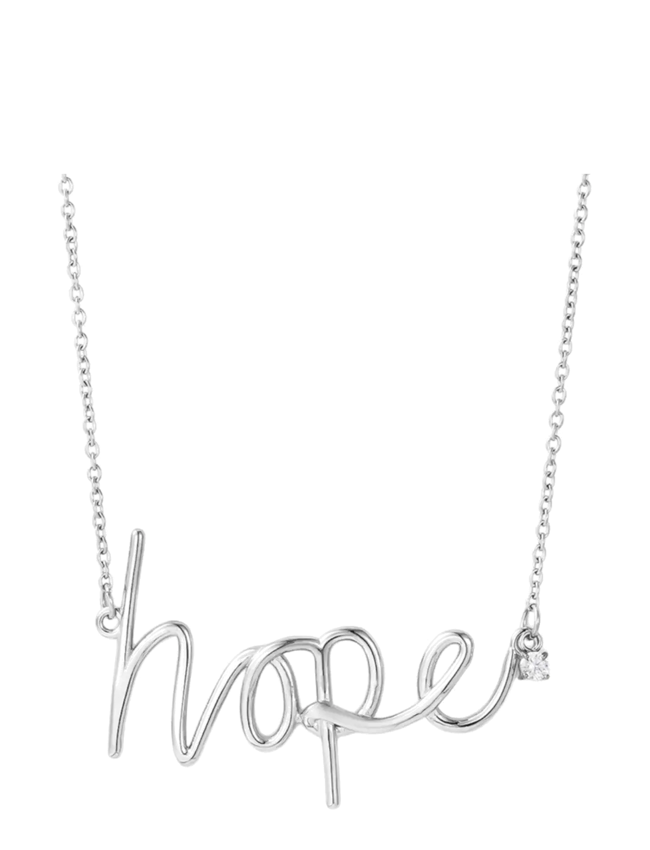 Bud To Rose - Hope Large Necklace Silver - statement-ketten - silver - 2