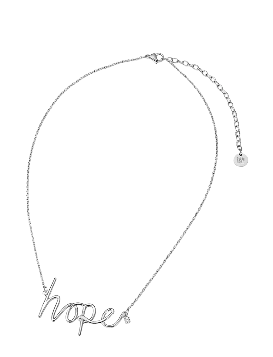 Bud To Rose - Hope Large Necklace Silver - statement-kaulakorut - silver - 2